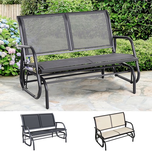 Person outdoor glider bench - 2-person,