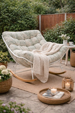 Garden Rocking Chair Padded
