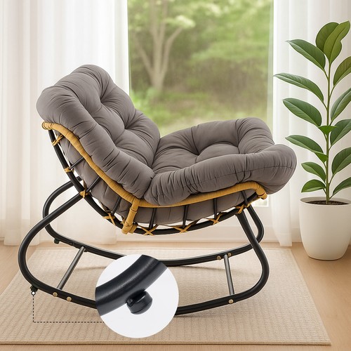 Garden rocking chair rattan - chair, –rattan