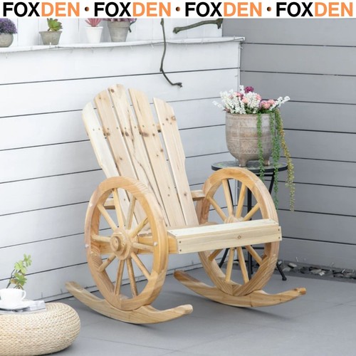 Wooden adirondack rocking - wooden,