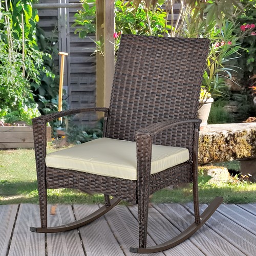 Rattan rocking chair rocker - rattan,