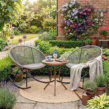 Rattan Rocking Chair Garden