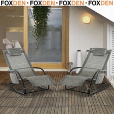 2PCs Outdoor Garden Rocking