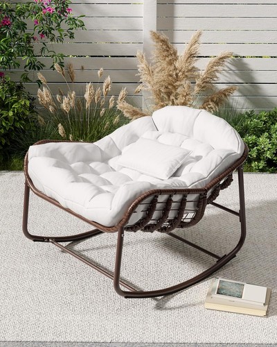 Outdoor papasan rocking chair - papasan,